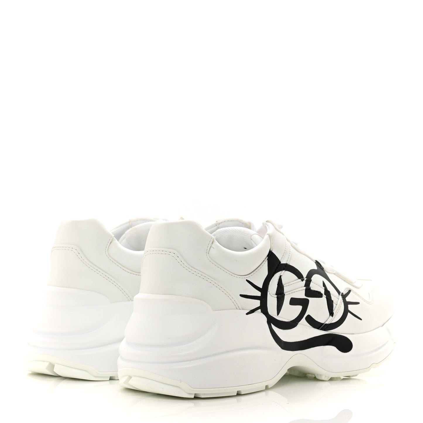 Demetra Cat Eyes Womens Rhyton Sneakers 37.5 White
