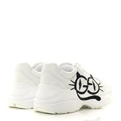 Gucci Demetra Cat Eyes Womens Rhyton Sneakers 37.5 White 4 of 9