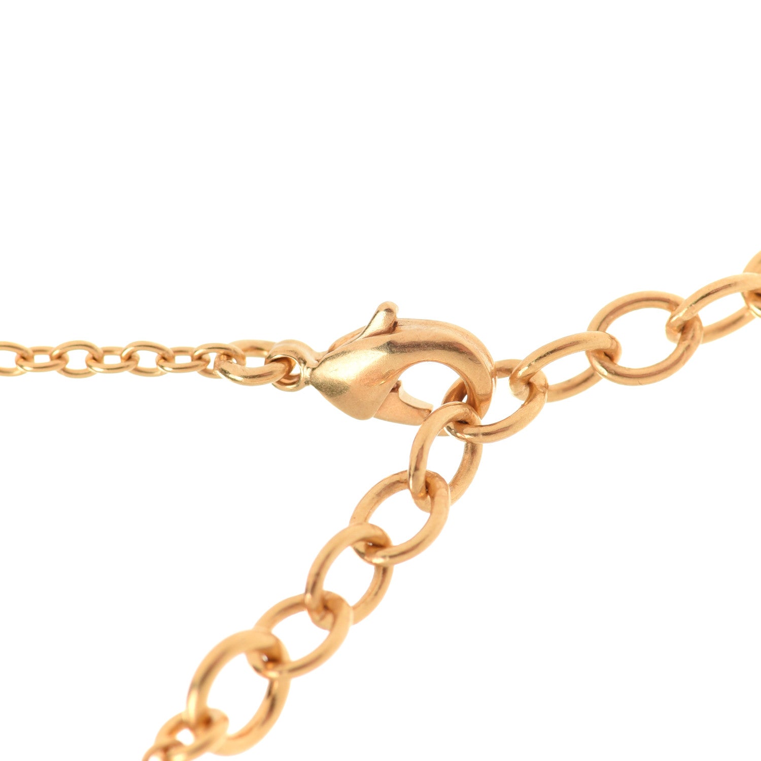 Christian Dior Metal CD Logo Necklace Gold 5 of 6