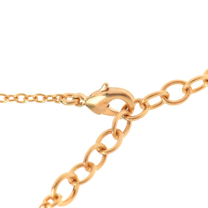 Christian Dior Metal CD Logo Necklace Gold 5 of 6
