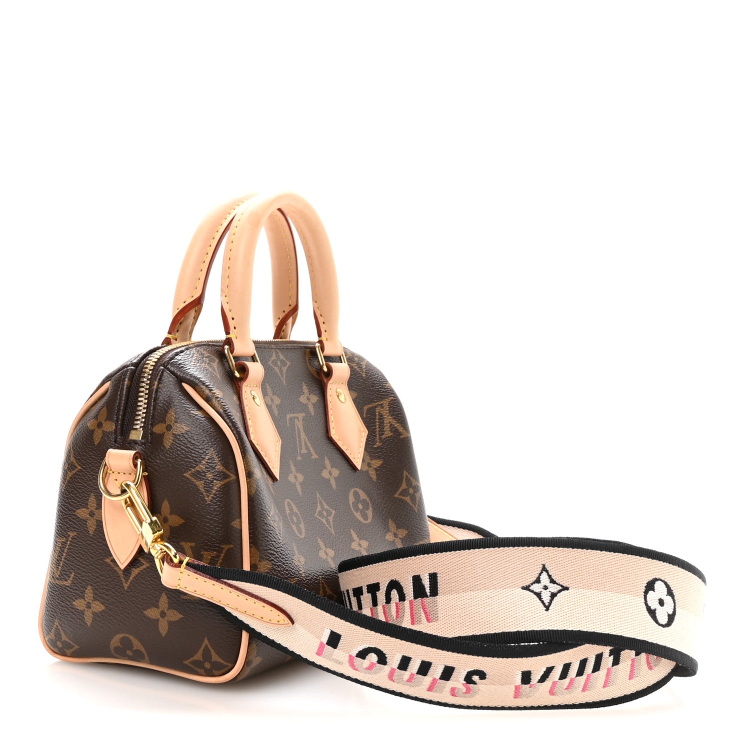 Louis Vuitton Monogram Speedy Bandouliere 20 Black 3 of 10
