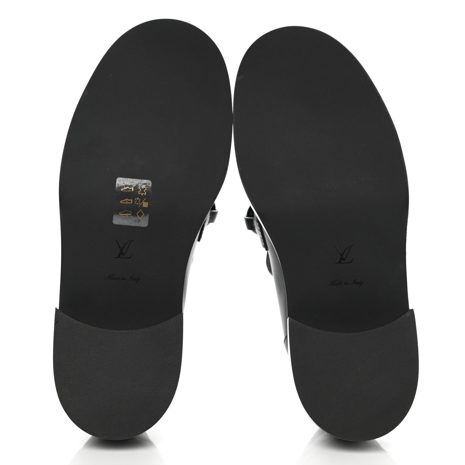 Louis Vuitton Calfskin Oversized Chain Academy Loafers 37 Black 6 of 8