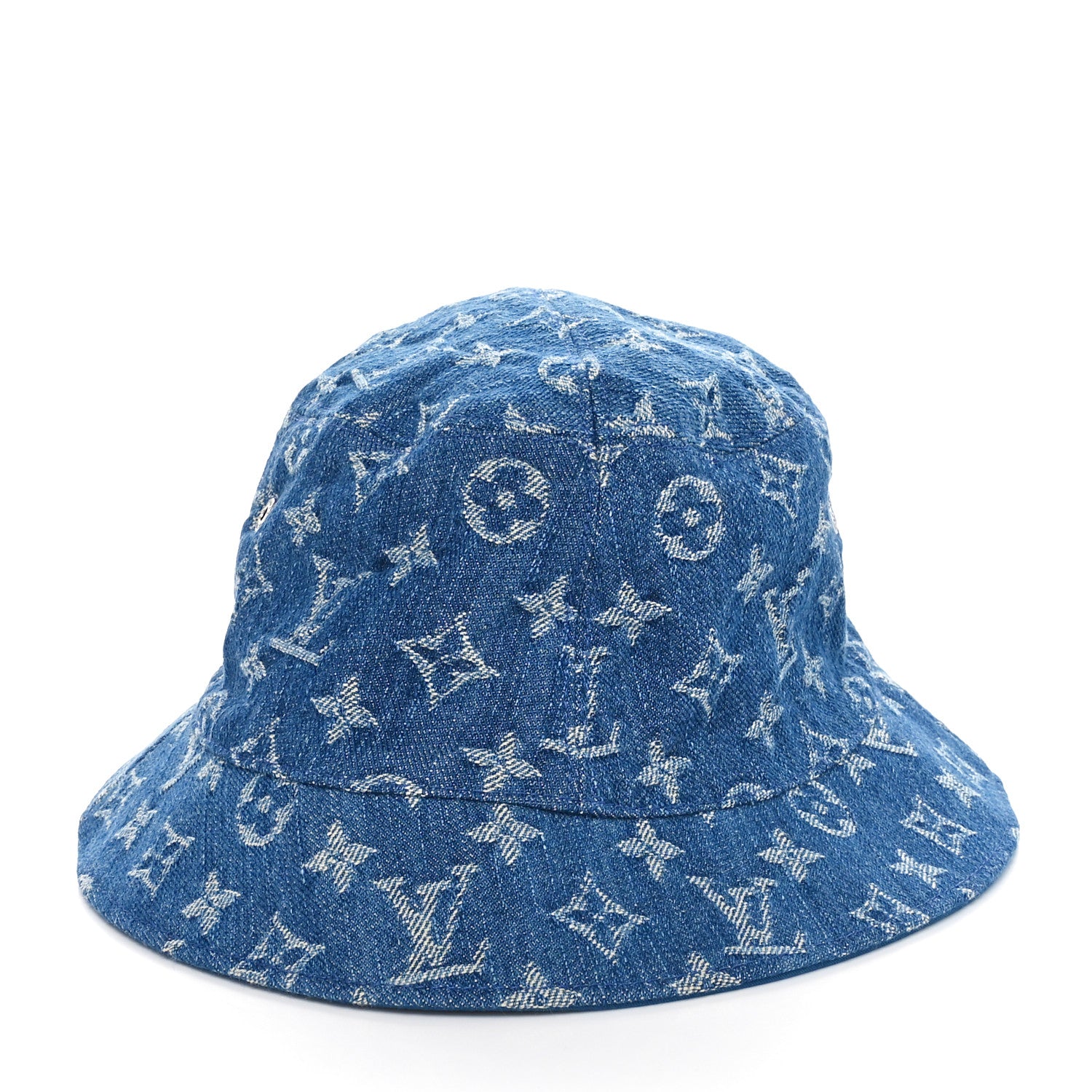 Louis Vuitton Monogram Denim Transformable Bob Bucket Hat 60 Blue 5 of 15