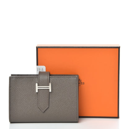 Hermes Epsom Mini Bearn Wallet Etain 8 of 8