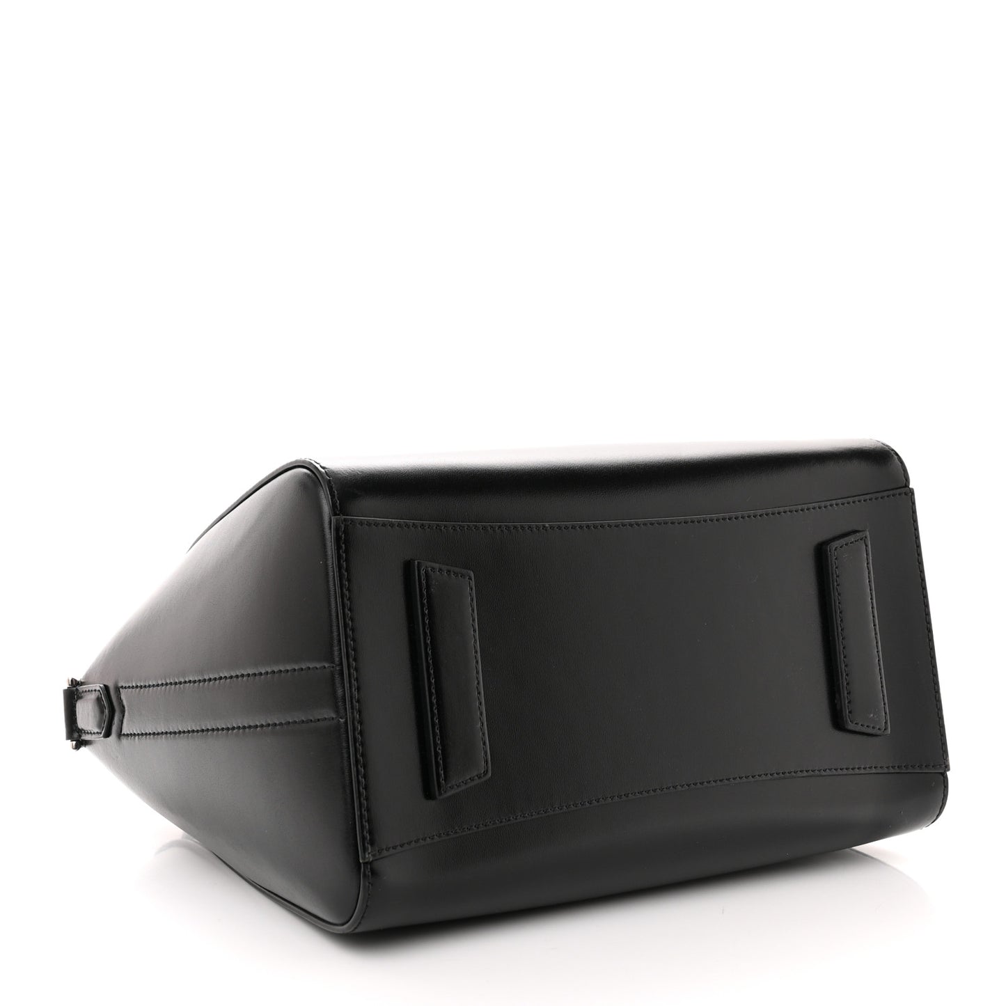 Shiny Lord Calfskin Small Antigona Black