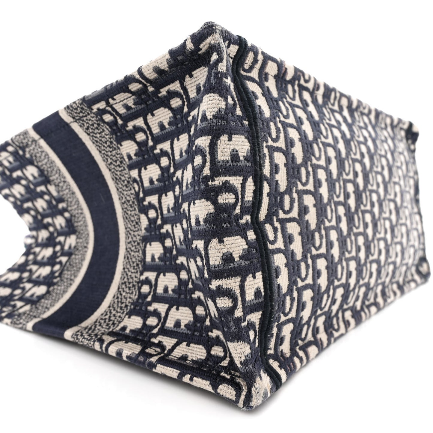 Oblique Medium Book Tote Blue Multicolor