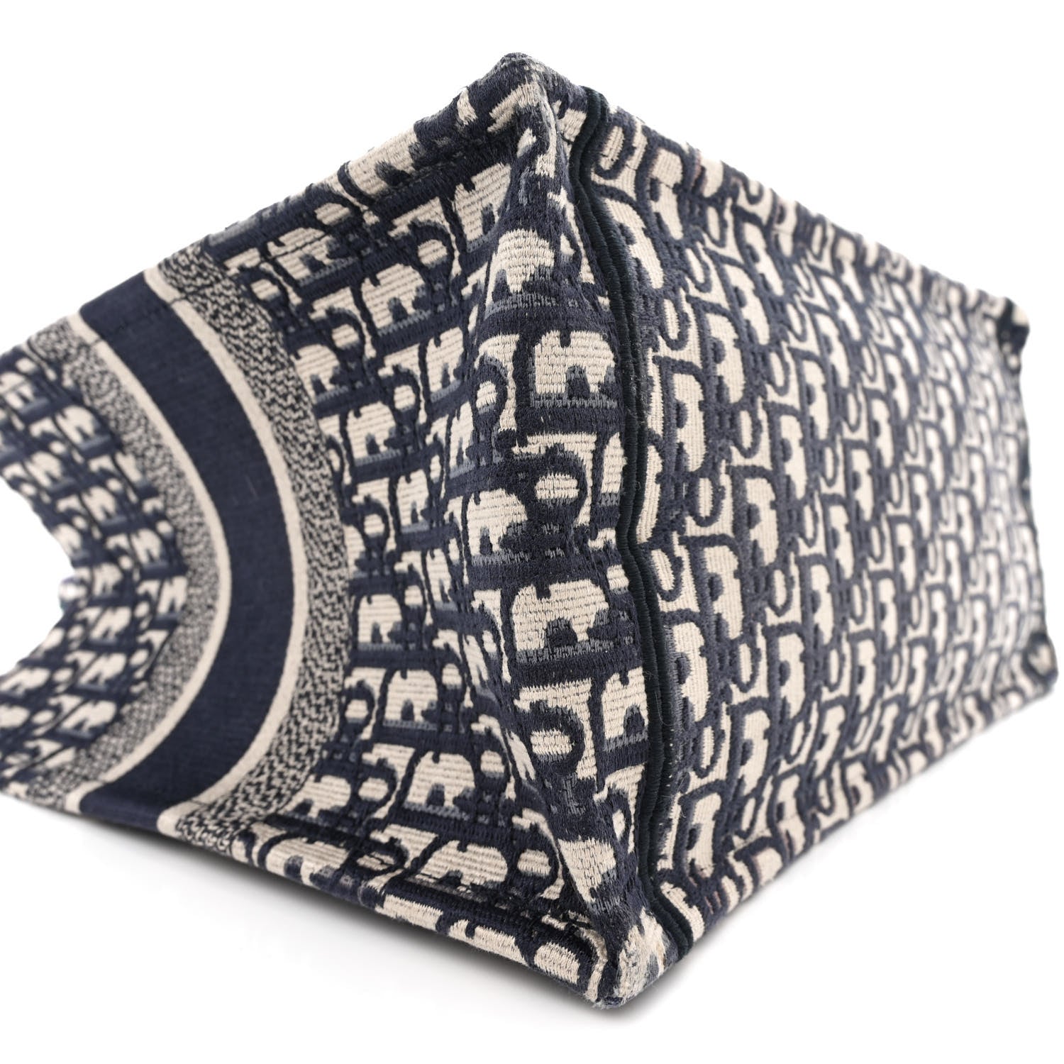 Christian Dior Oblique Medium Book Tote Blue Multicolor 9 of 14