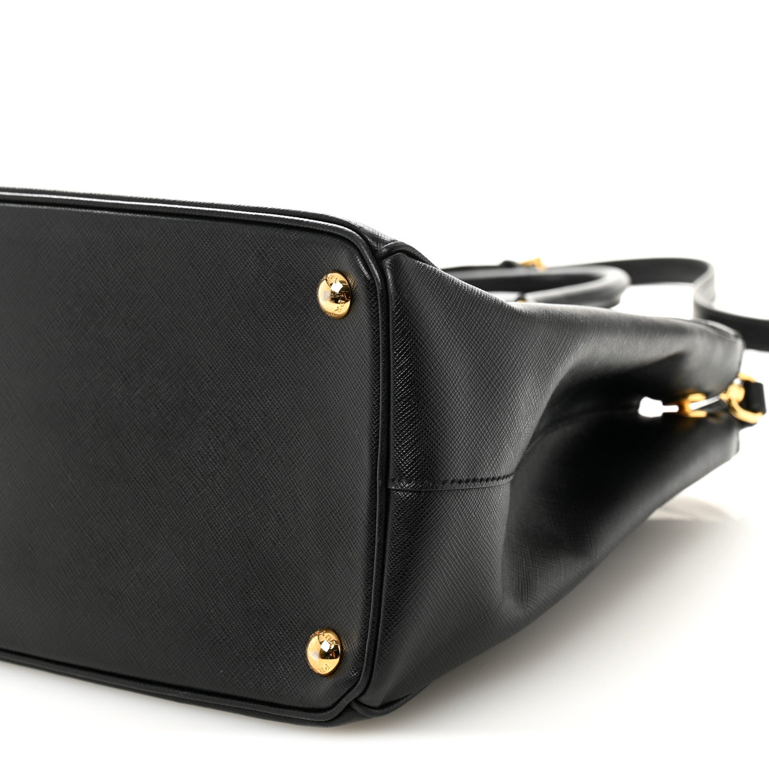 Prada Saffiano Medium Galleria Double Zip Tote Black 9 of 10