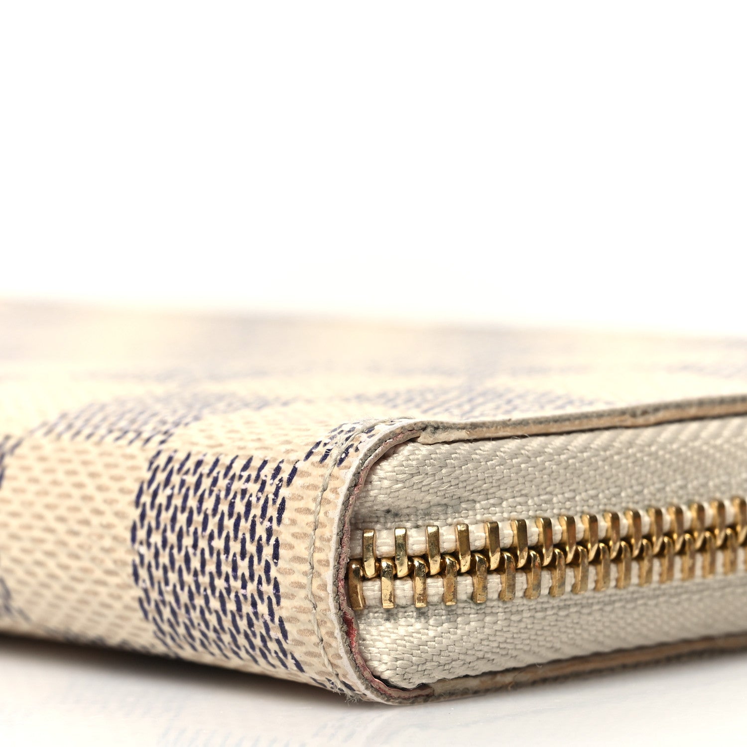 Louis Vuitton Damier Azur Clemence Wallet Rose Ballerine 9 of 11