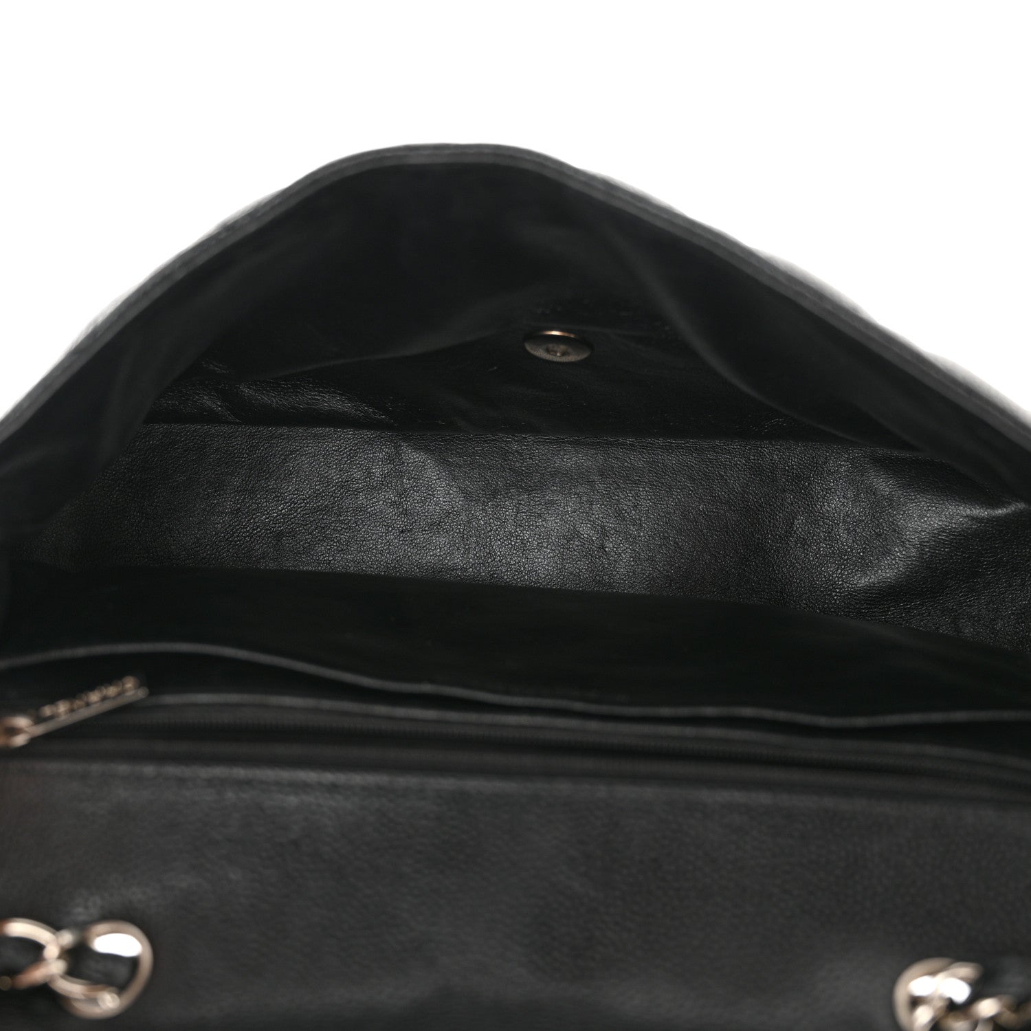 Chanel Caviar Quilted Jumbo Single Flap Black 5 of 11