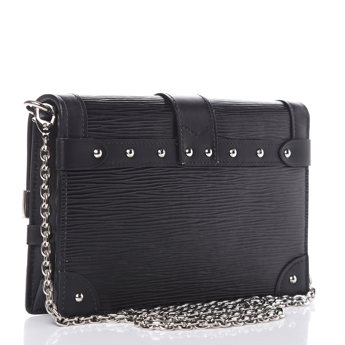 Epi Trunk Chain Wallet Black