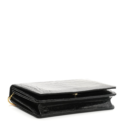 Nancy Gonzalez Crocodile Wallet On Chain Black 4 of 9