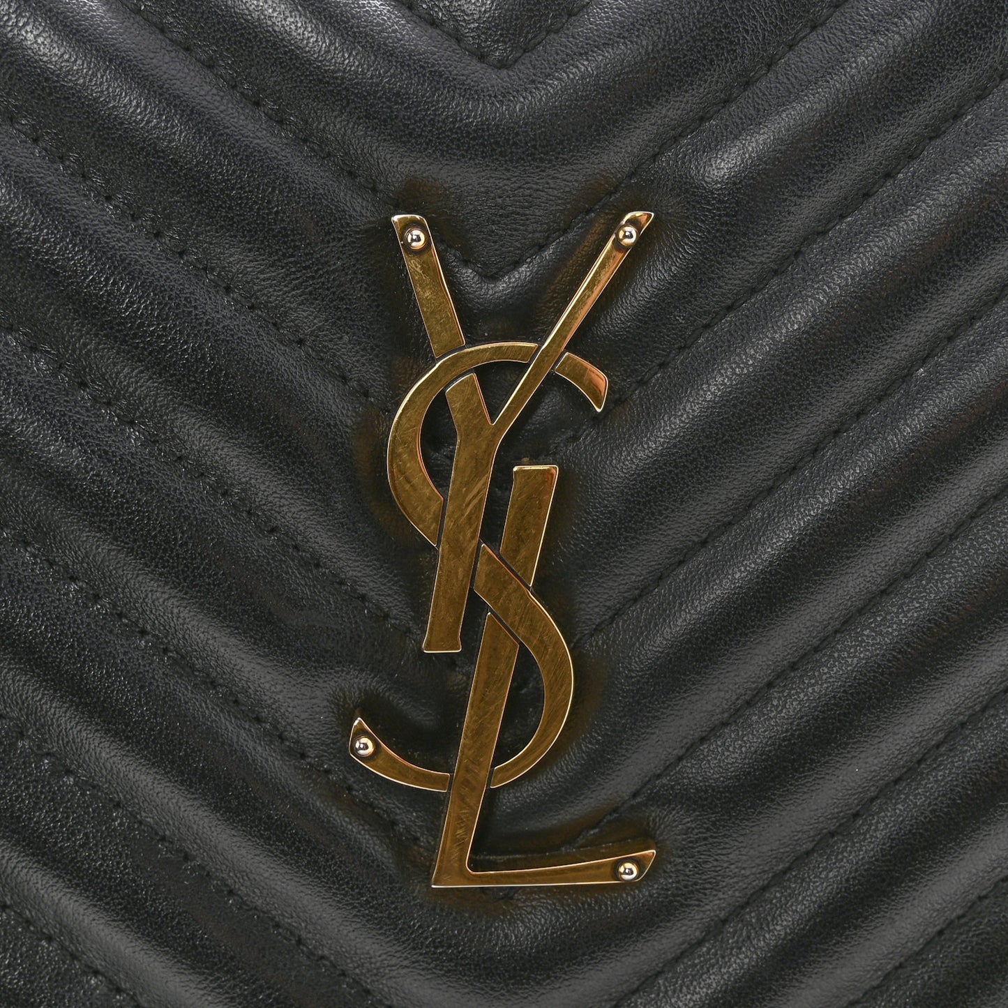 Calfskin Matelasse Monogram Lou Camera Bag Black