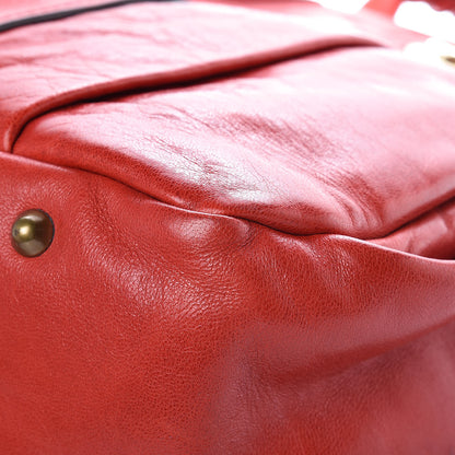Chloe Lambskin Large Heloise Satchel Vermillion Red 11 of 20