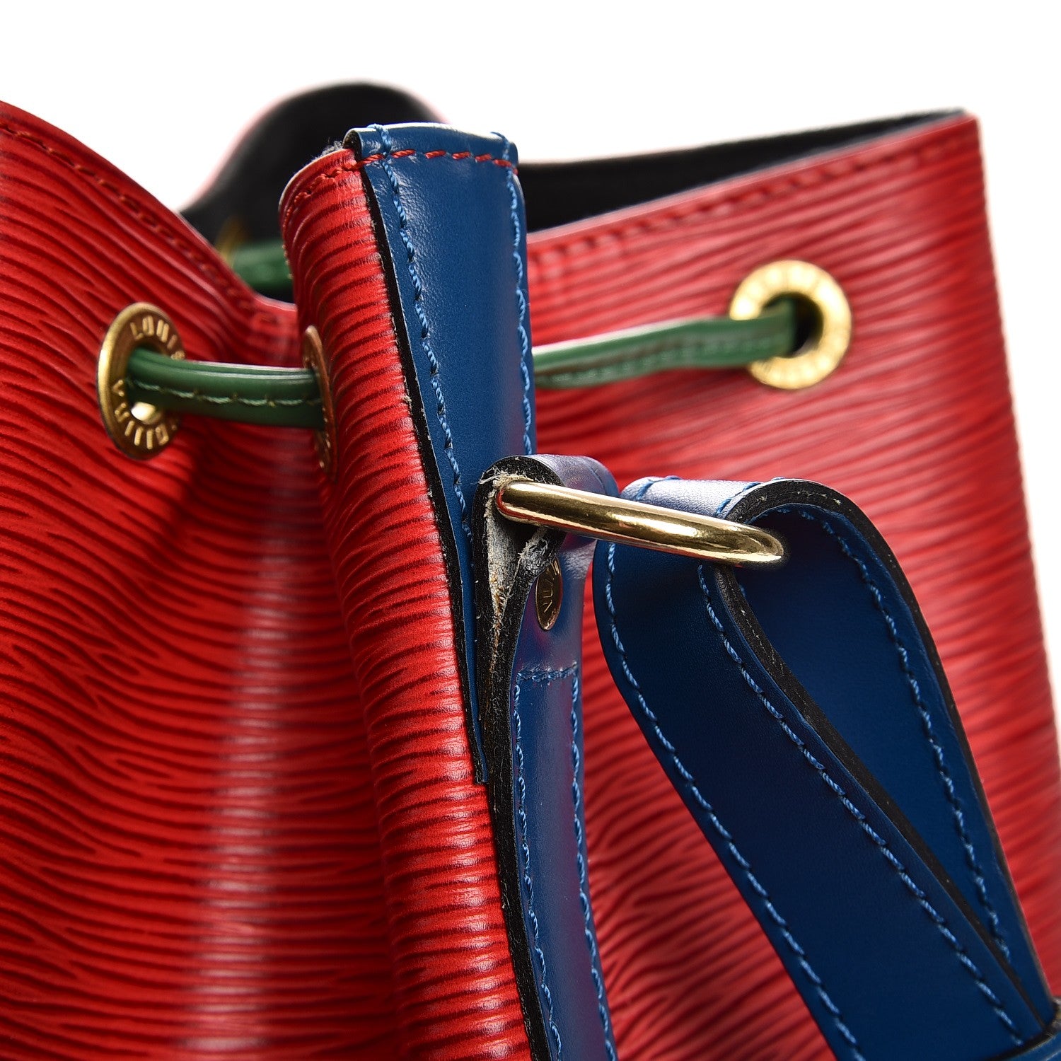 Louis Vuitton Epi Tri-Color Noe Castillan Red Toledo Borneo 10 of 11