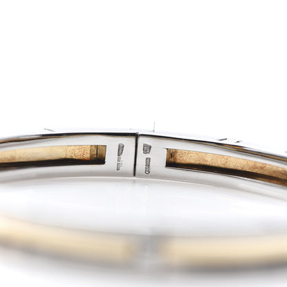 Bulgari 18K Yellow Gold Stainless Steel B.Zero1 Bangle Bracelet 7 of 7