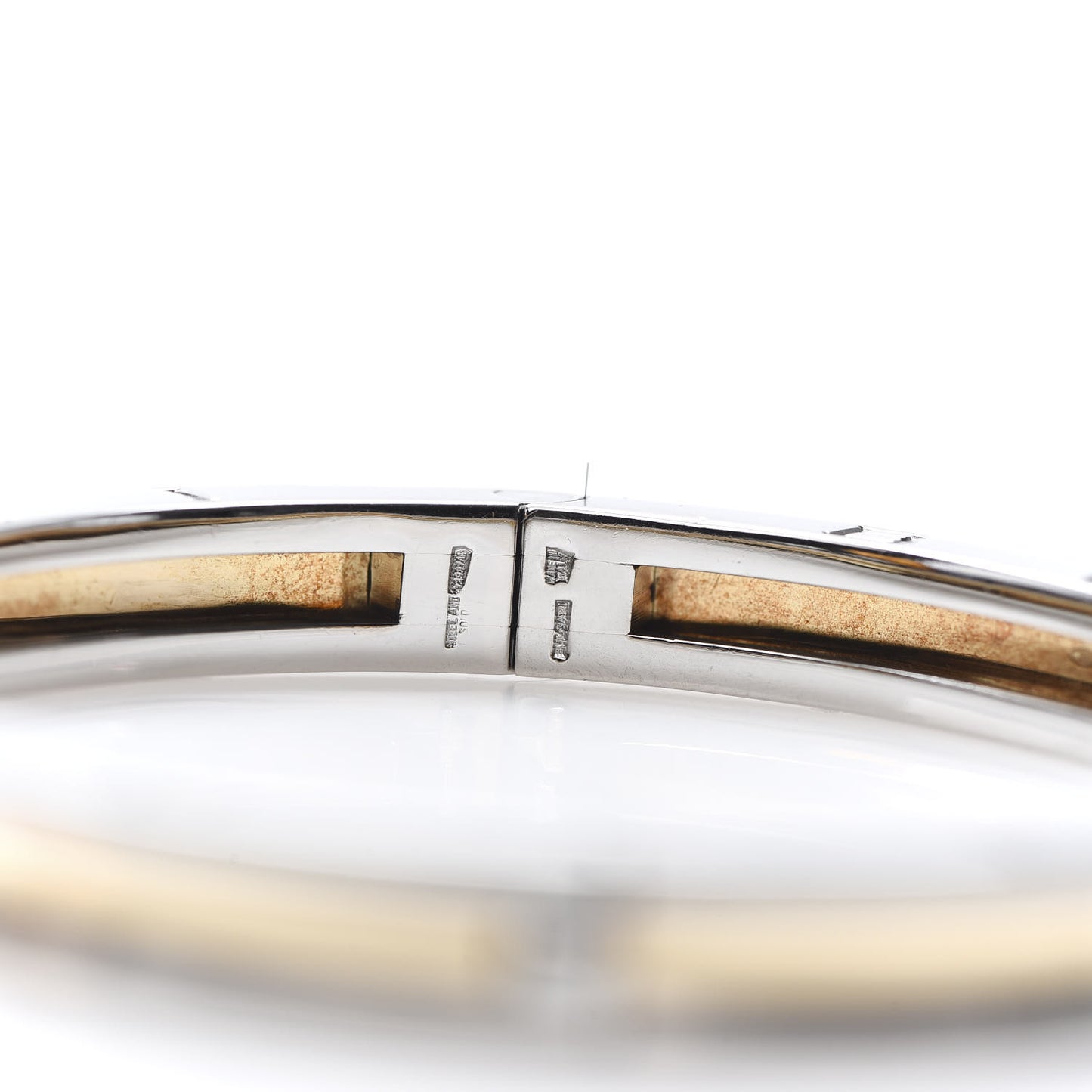 18K Yellow Gold Stainless Steel B.Zero1 Bangle Bracelet