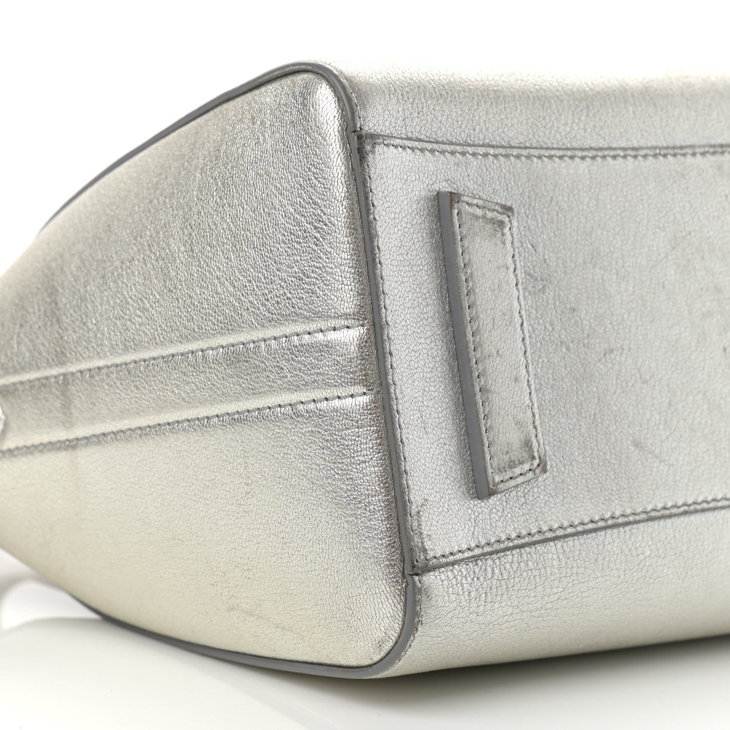 Givenchy Metallic Sugar Goatskin Small Antigona Silver 10 of 25