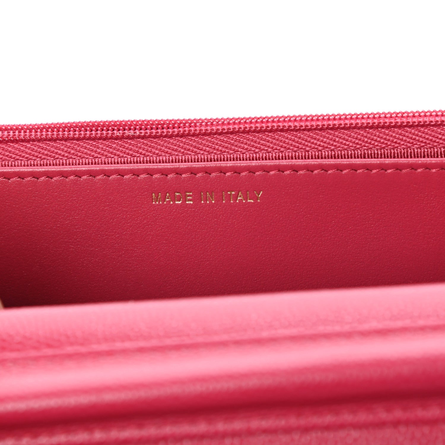 Chanel Caviar Quilted Wallet on Chain WOC Fuchsia 7 of 11