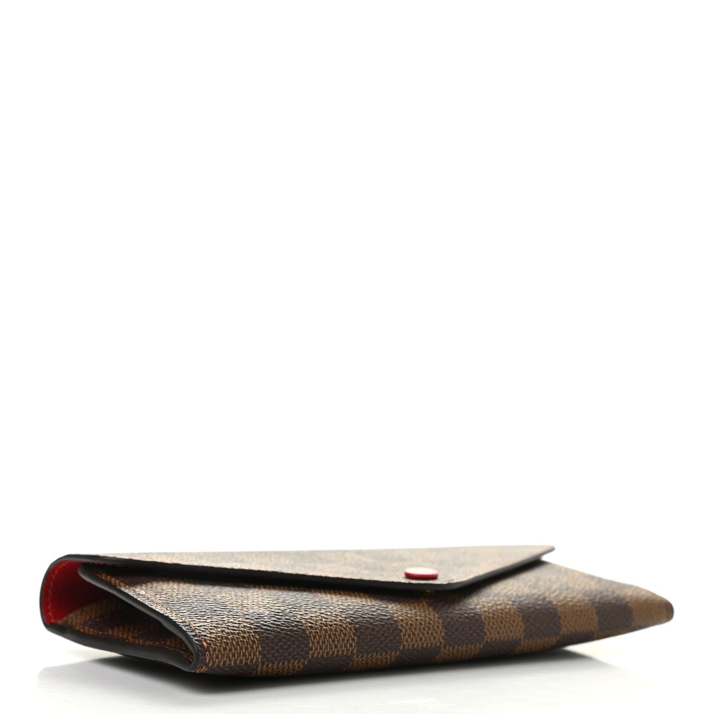 Damier Ebene Josephine Wallet Red