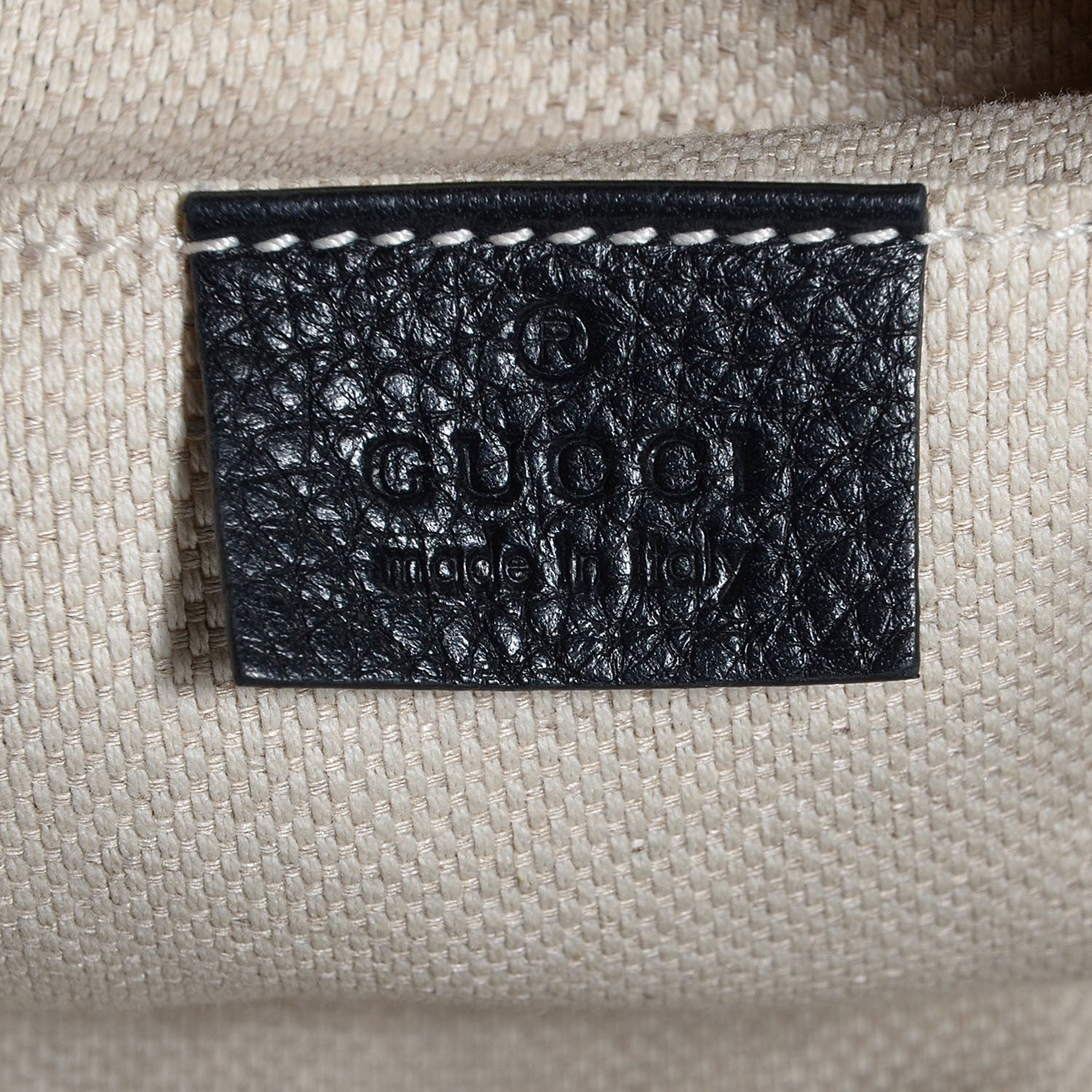 Gucci Pebbled Calfskin Small Soho Disco Bag Black 6 of 9