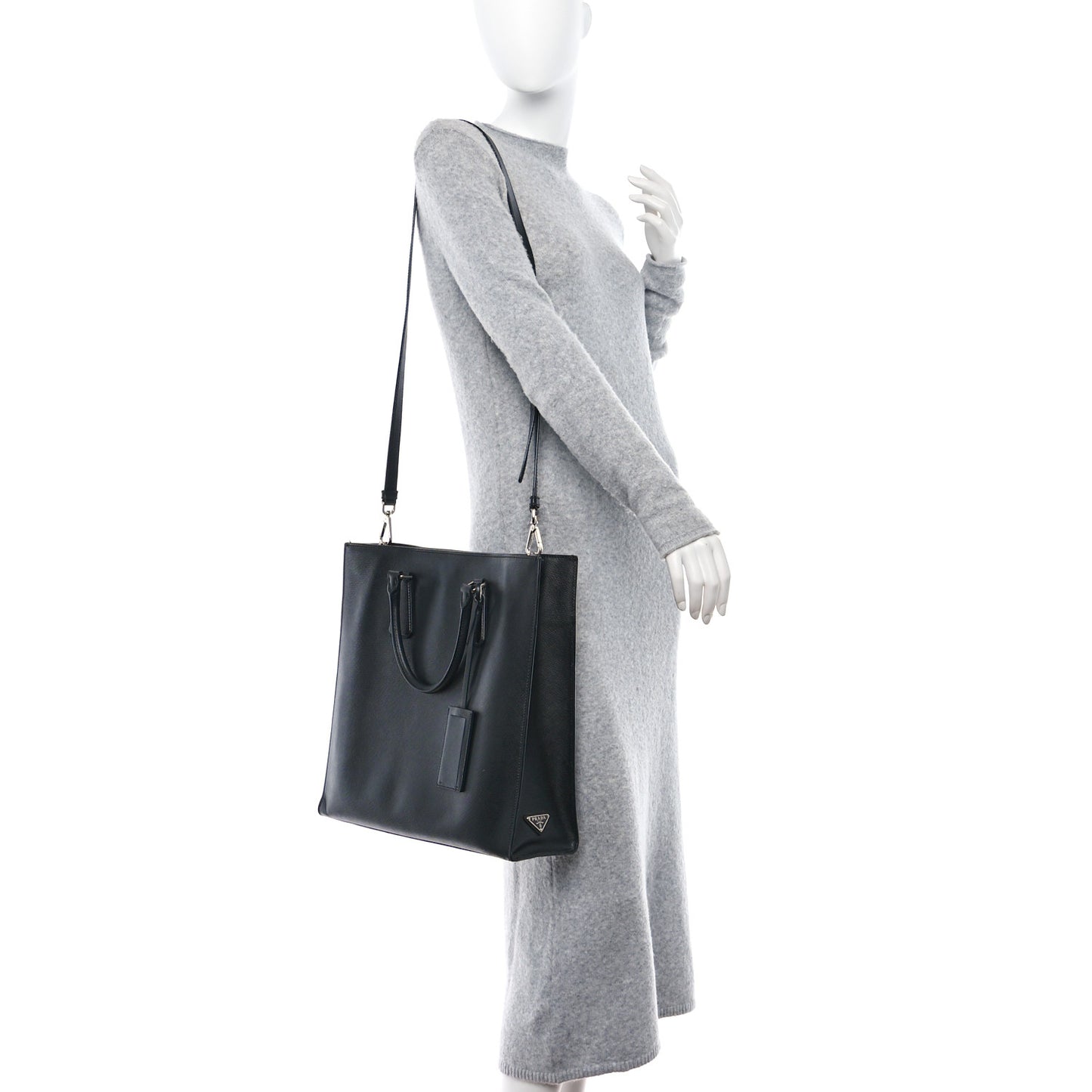 Saffiano Travel Tote Black