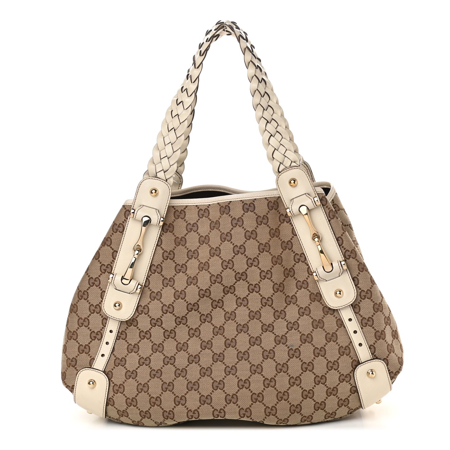 Monogram Medium Pelham Shoulder Bag Off White