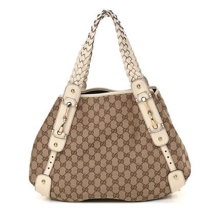Gucci Monogram Medium Pelham Shoulder Bag Off White 1 of 12