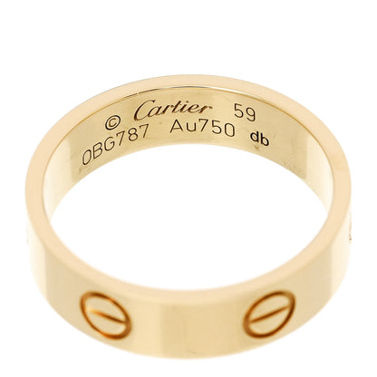 Cartier 18K Yellow Gold 5.5mm LOVE Ring 59 8.75 4 of 5