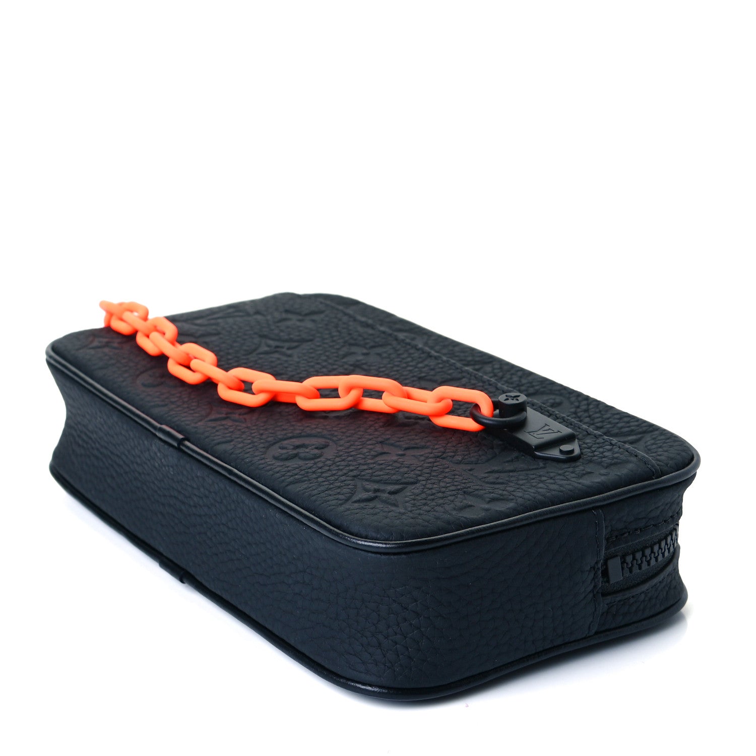 Louis Vuitton Taurillon Monogram Uniformes Solar Ray Soft Pochette Volga Belt Bag Black 5 of 6
