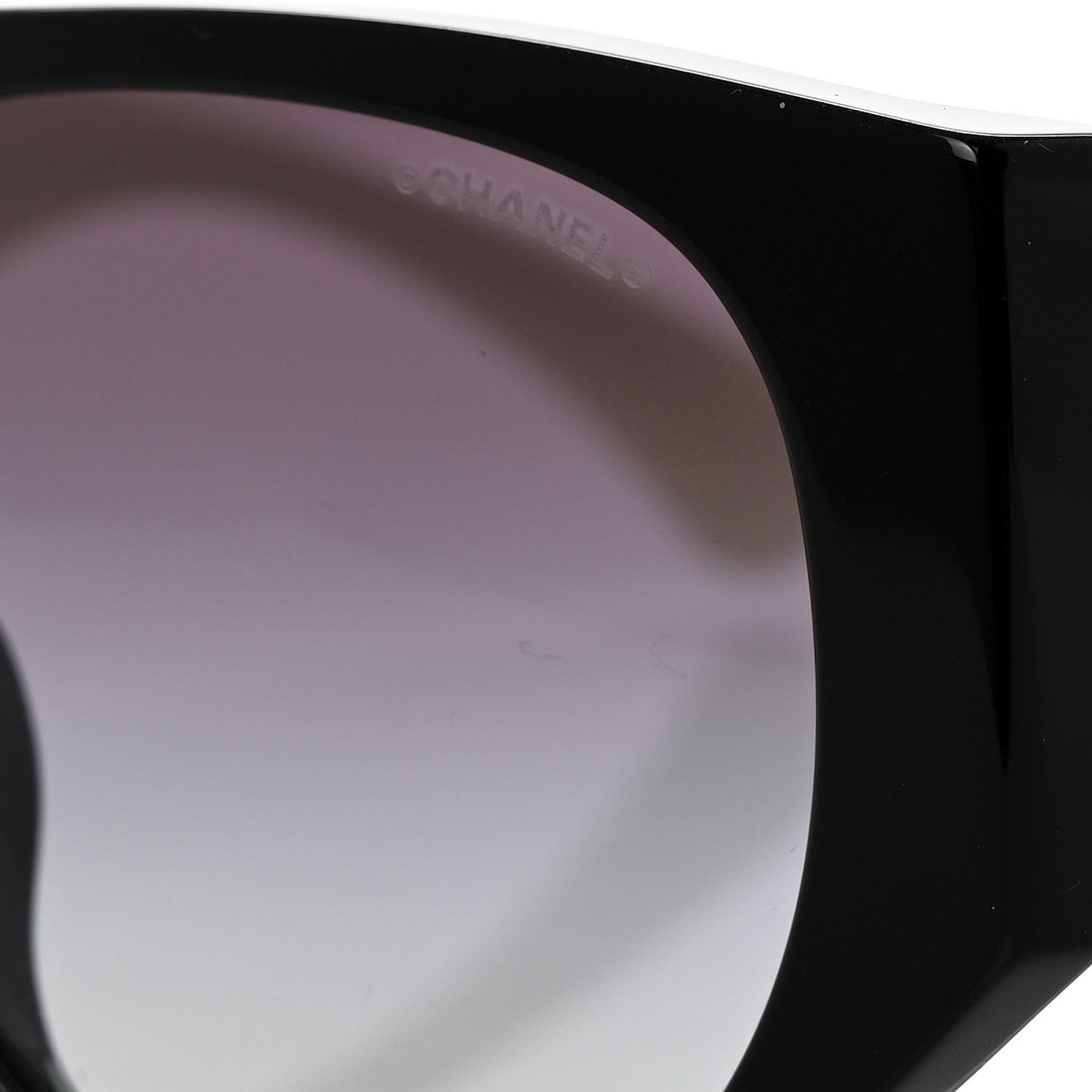Chanel Acetate Quilted CC Pilot Sunglasses 71465 White Black 7 of 8