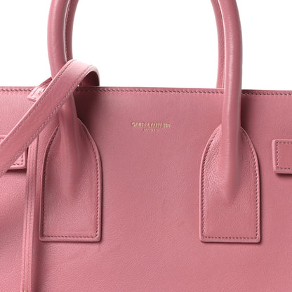 Saint Laurent Calfskin Small Sac De Jour Dark Rose 8 of 10
