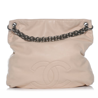 Chanel Lambskin Soft and Chain Large Hobo Beige 1 of 7