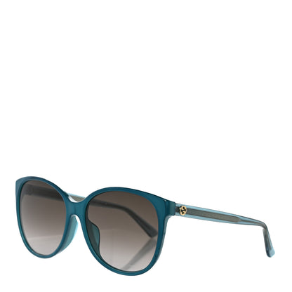 Gucci Round Frame Sunglasses GG3845/F/S Turquoise 1 of 8