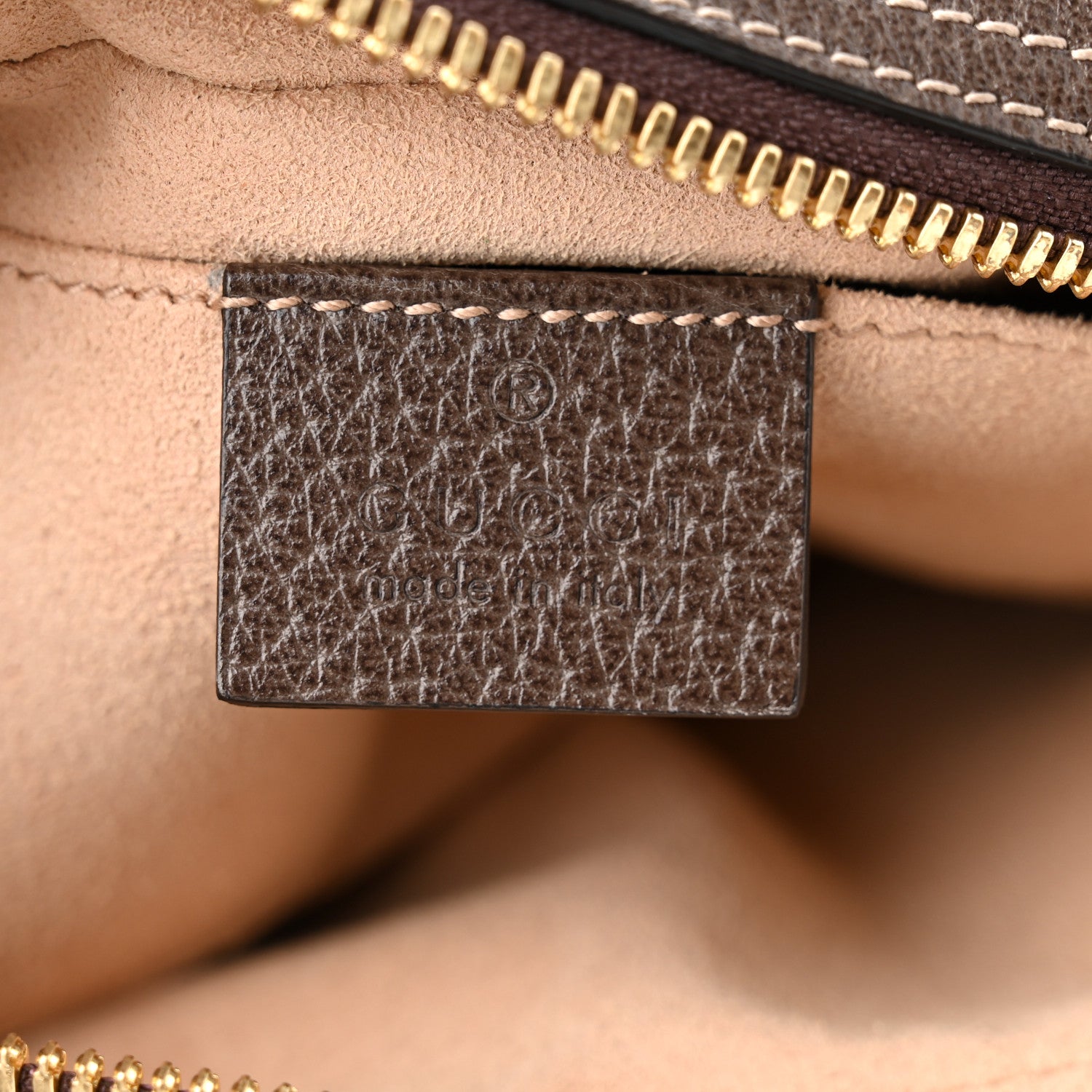 Gucci GG Supreme Monogram Web Small Ophidia Belt Bag 85 34 Dark Brown 5 of 10