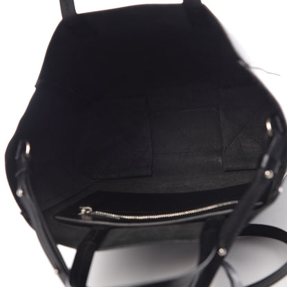 Celine Grained Calfskin Small Vertical Cabas Black 5 of 8