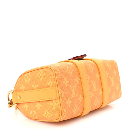 Louis Vuitton Monogram Heritage Keepall Bandouliere 25 Yellow 4 of 10