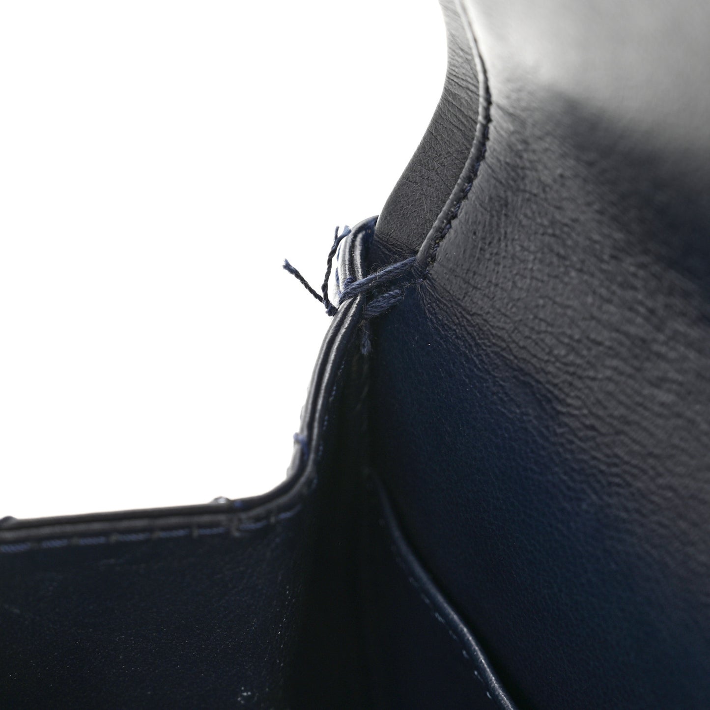 Aged Calfskin Quilted 2.55 Reissue 226 Flap Navy Blue