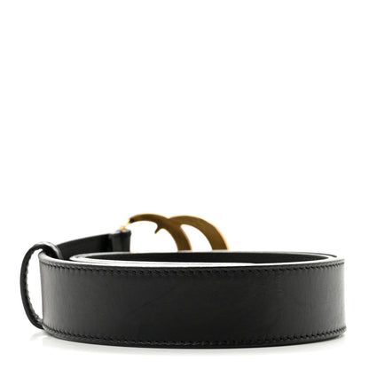 Gucci Calfskin Double G 30mm Belt 75 30 Black 2 of 8