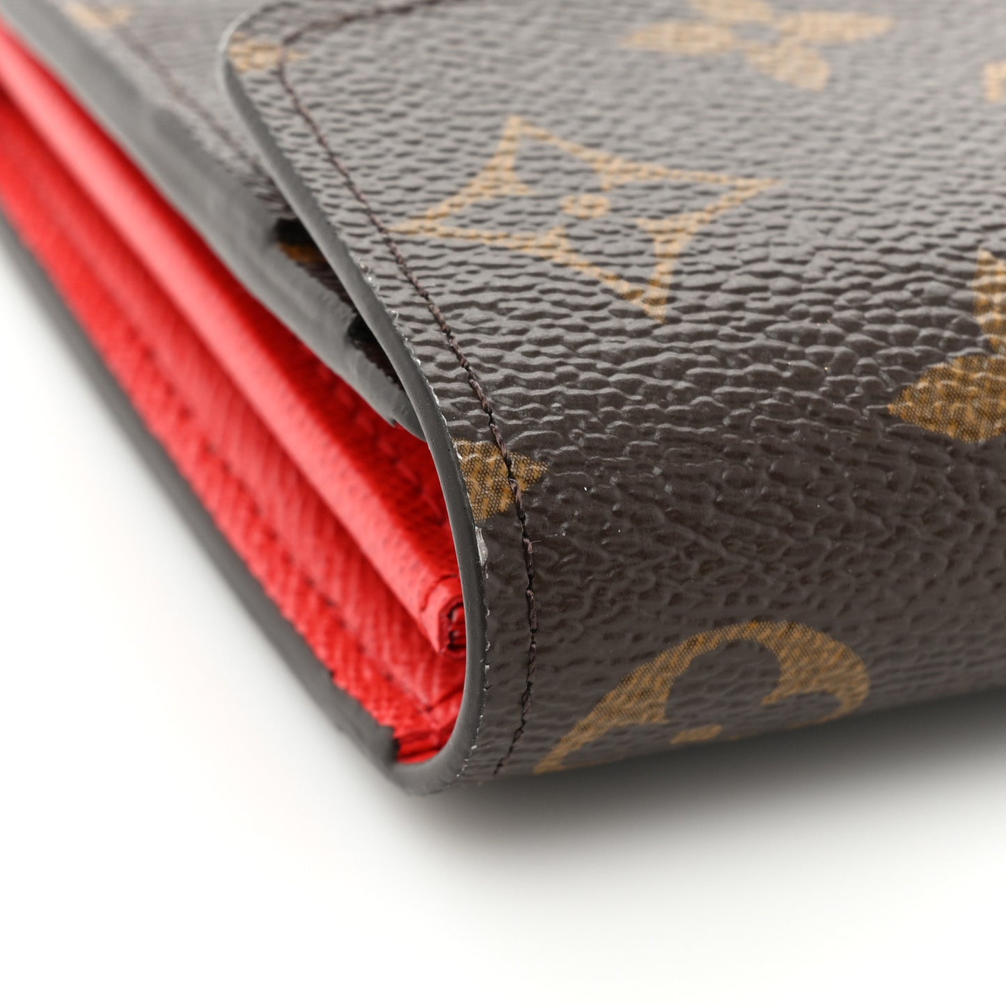 Monogram Sarah Wallet NM Coquelicot
