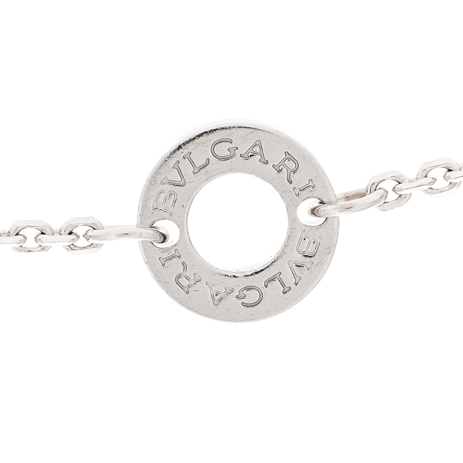 Bulgari 18K White Gold Diamond Divas' Dream Pave Necklace 4 of 6