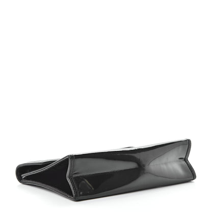 Chanel Patent Envelope CC Clutch Black 4 of 17
