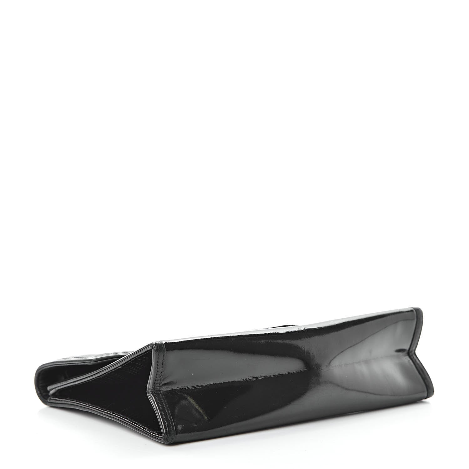 Chanel Patent Envelope CC Clutch Black 4 of 17