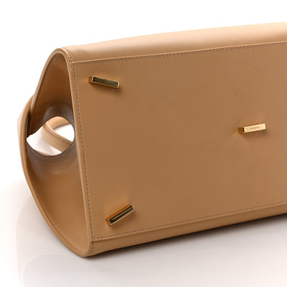 Salvatore Ferragamo Natural Grain Calfskin Small Hug Bag Light Caramel 7 of 9