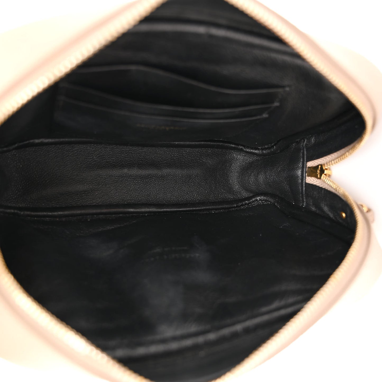 Grain De Poudre Matelasse Monogram Mini Lou Camera Bag Dark Latte