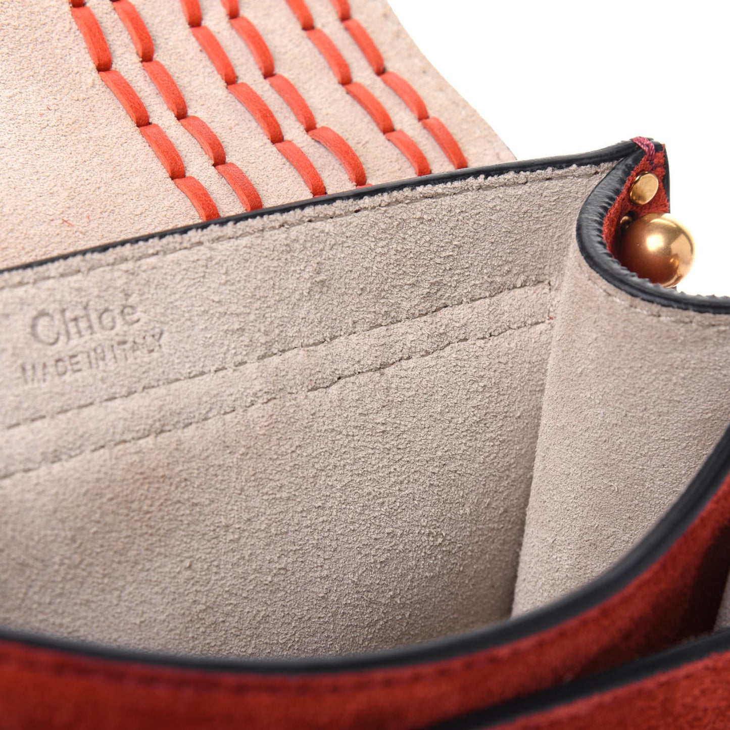 Suede Calfskin Braided Mini Hudson Shoulder Bag
