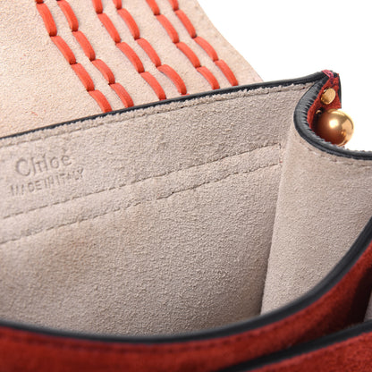 Chloe Suede Calfskin Braided Mini Hudson Shoulder Bag 8 of 15