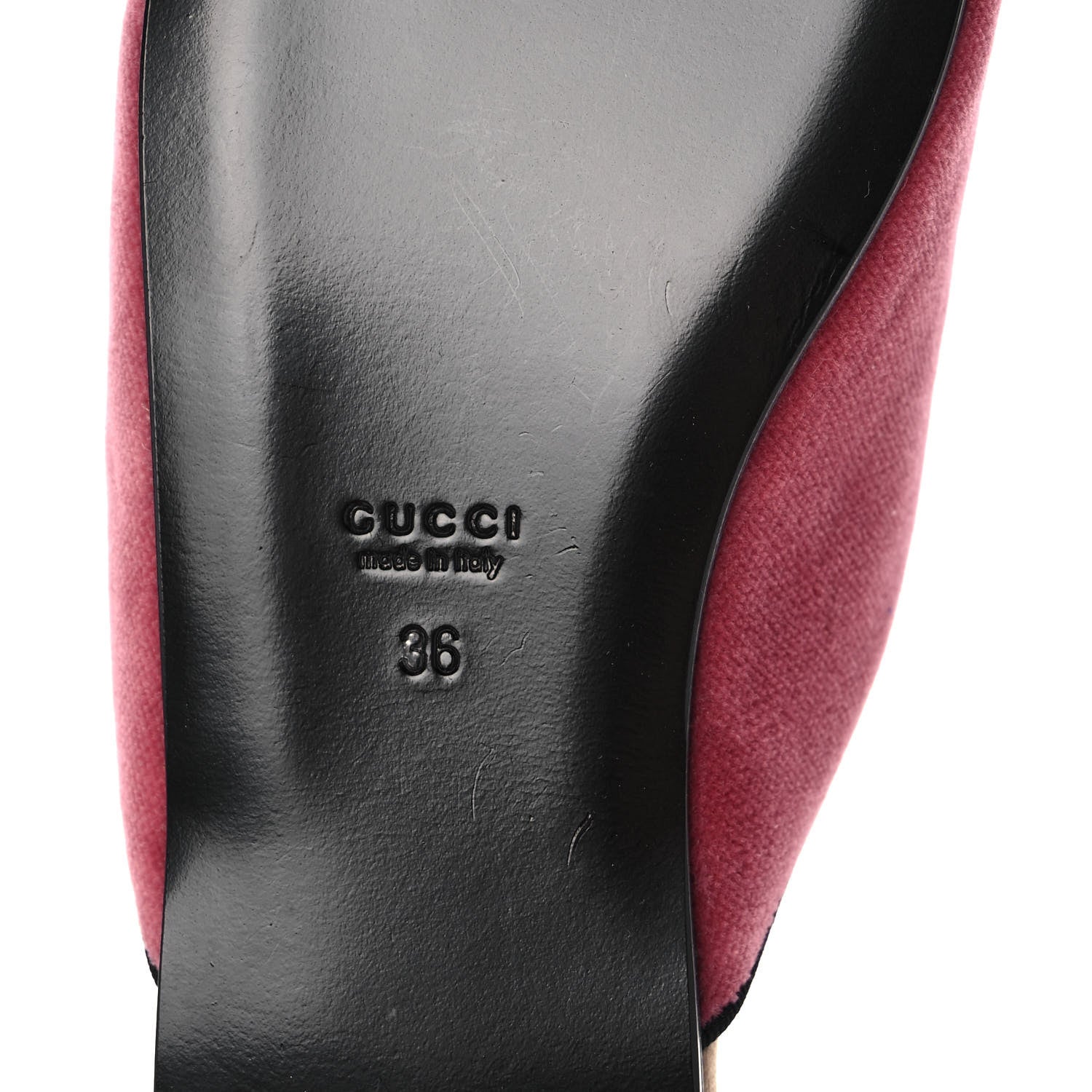 Gucci Velvet Crystal Snake Embroidered Womens Slippers 36 Tibet Red 8 of 9