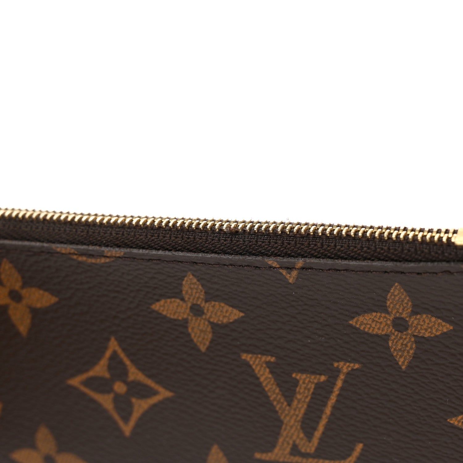 Louis Vuitton Monogram Felicie Chain Wallet Zippered Insert Fuchsia 8 of 8