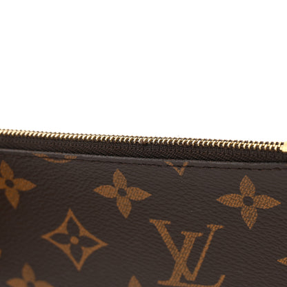 Louis Vuitton Monogram Felicie Chain Wallet Zippered Insert Fuchsia 8 of 8
